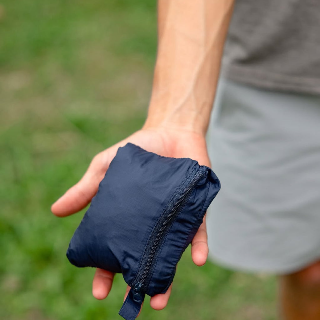 Color:Navy-Cordura® Packable Windbreaker -alt