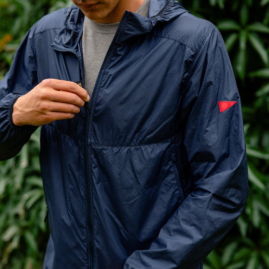 Color:Navy-Cordura® Packable Windbreaker