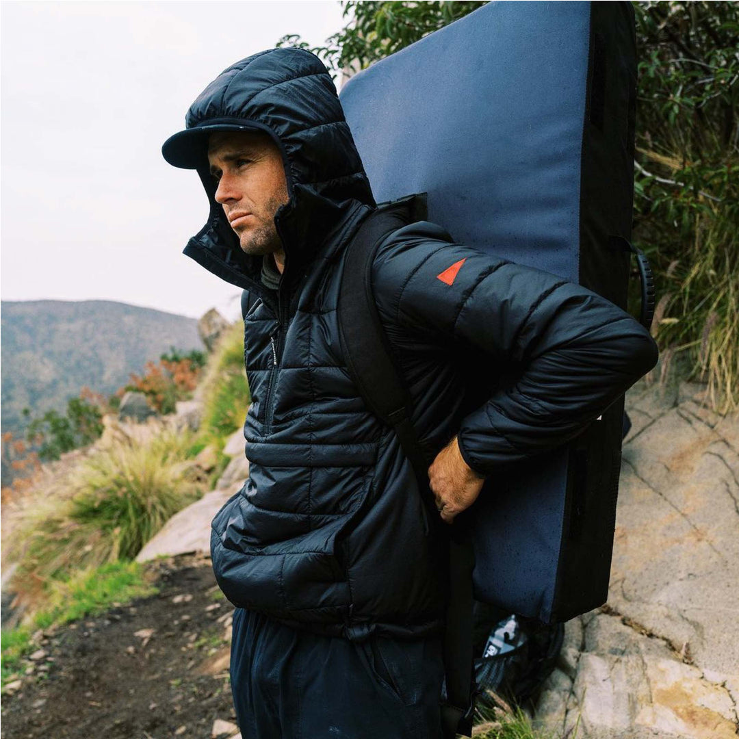 Color:Black-Florence Quilted PrimaLoft Anorak