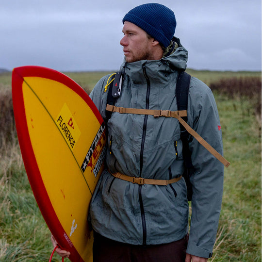 Color:Dark Sage-Florence eVent 3-Layer Waterproof Shell -alt
