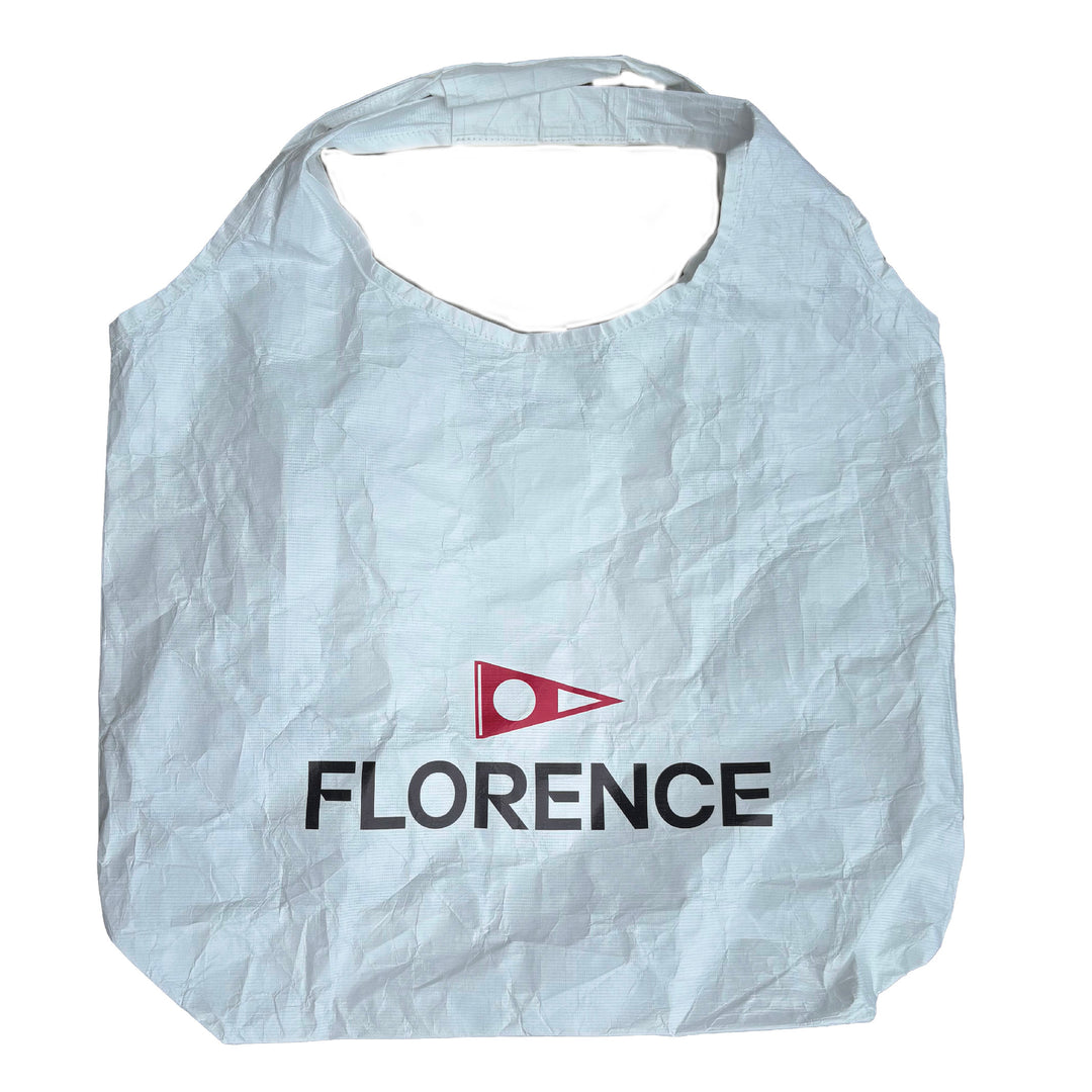 Color:White-Florence Reusable Dry Tote Bag