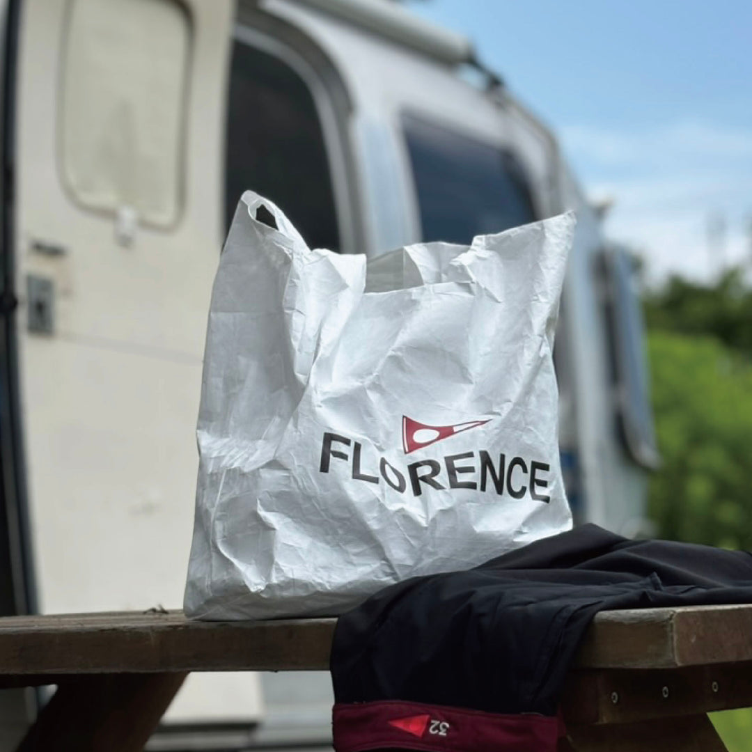 Color:White-Florence Reusable Dry Tote Bag -alt