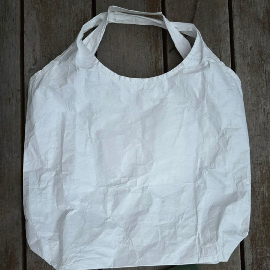 Color:White-Florence Reusable Dry Tote Bag