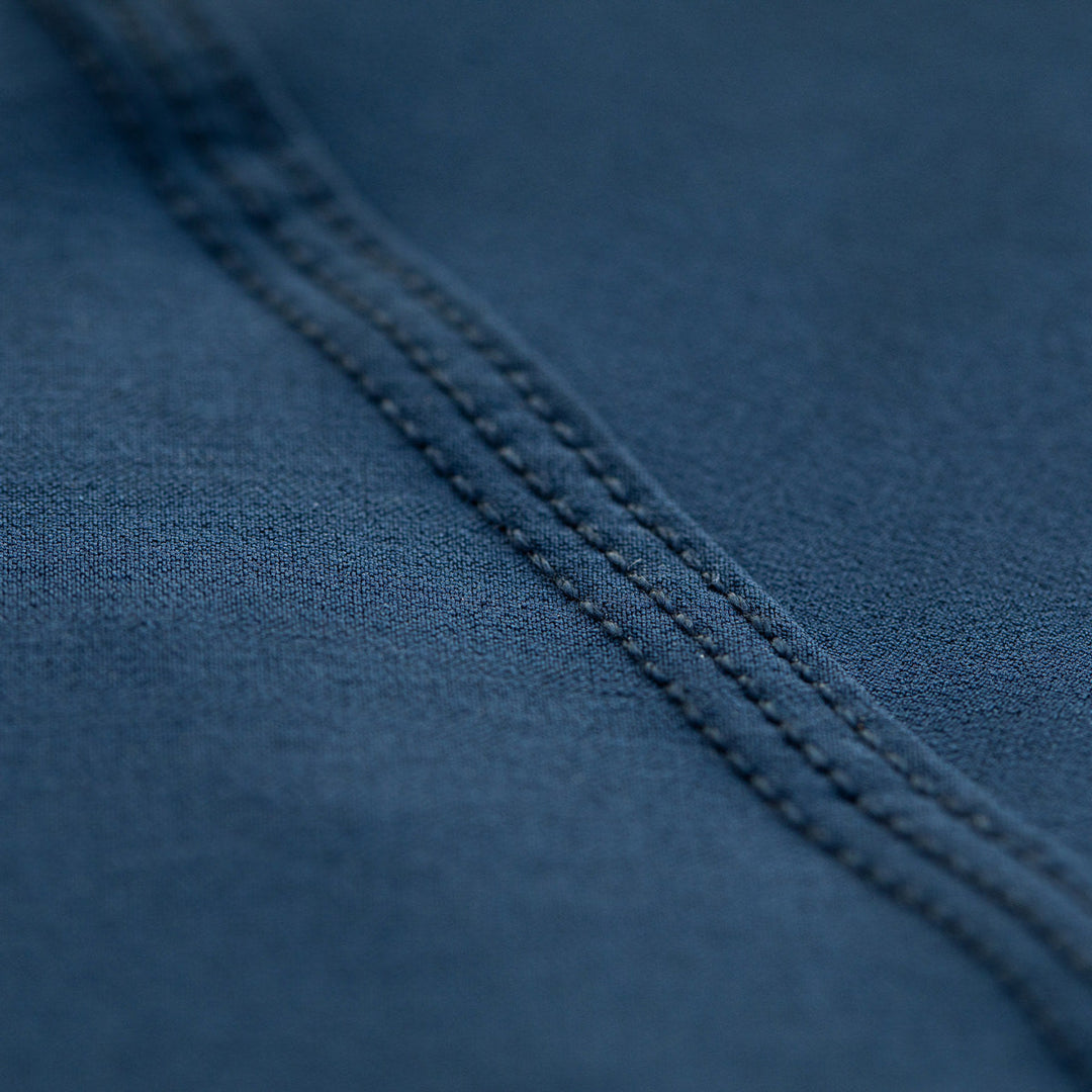 Color:Navy-Florence Block Boardshort