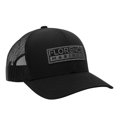 Color:Black Black-Florence Trucker Hat
