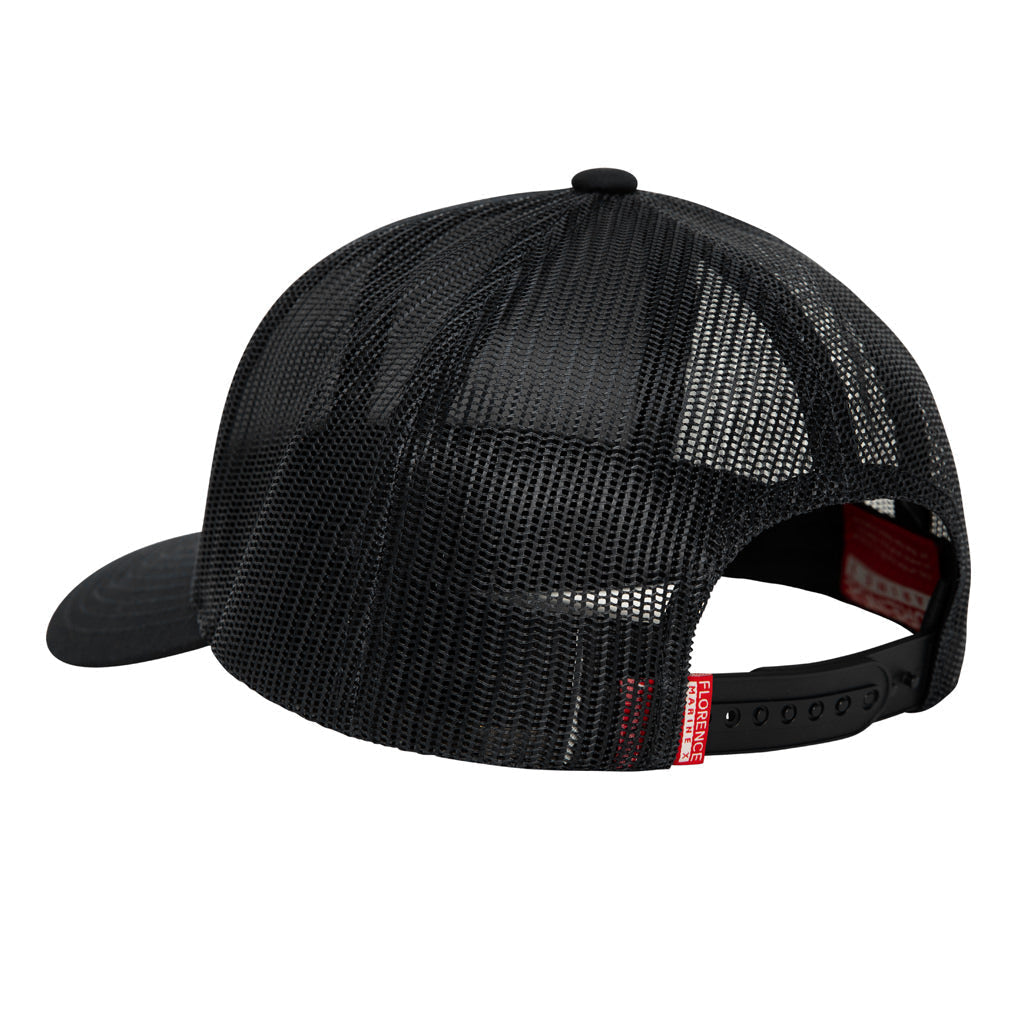 Color:Black-Florence Trucker Hat -alt