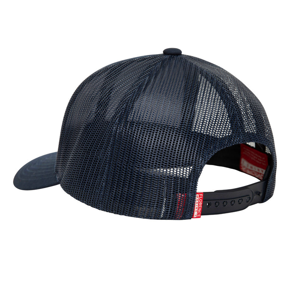 Color:Navy-Florence Trucker Hat -alt