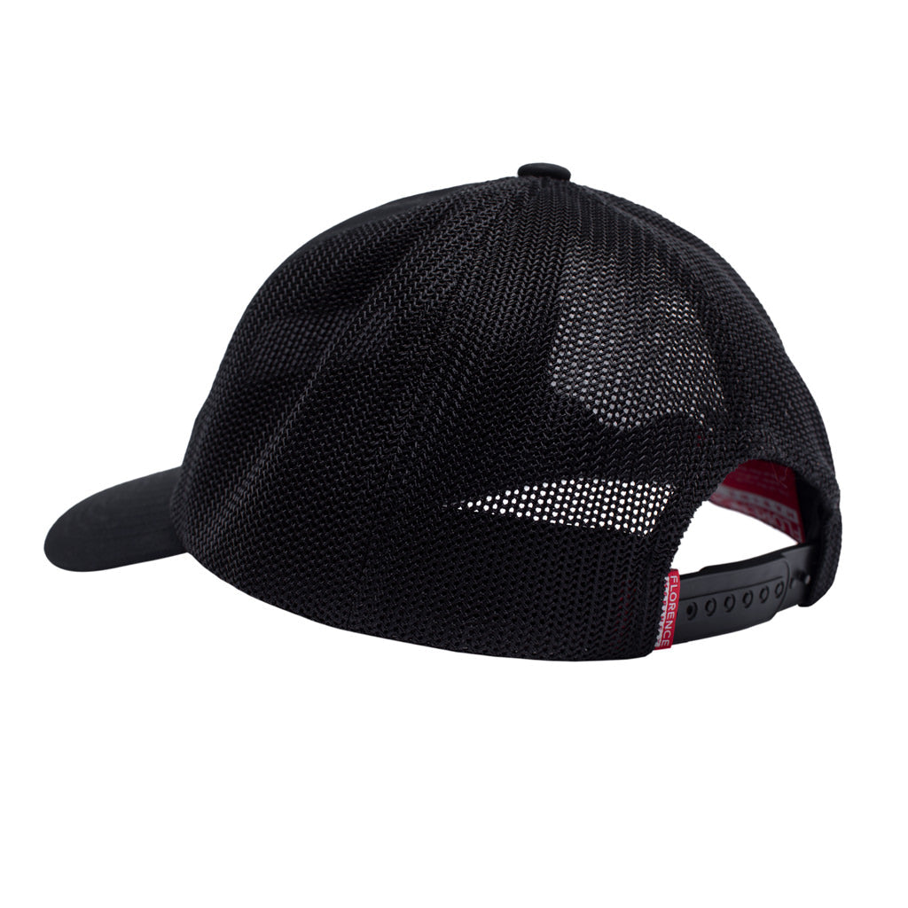 Color:Black-Florence Unstructured Trucker Hat
