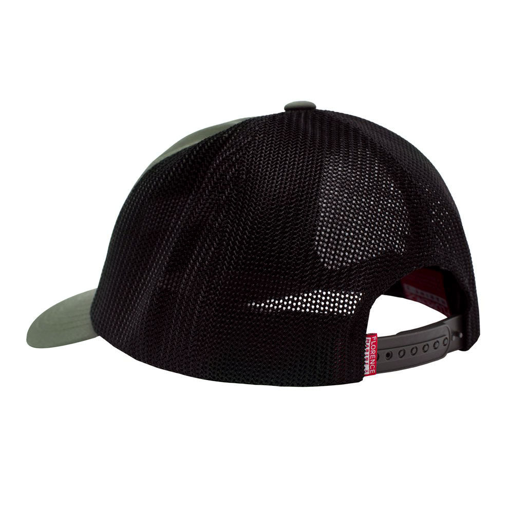 Color:Loden-Florence Unstructured Trucker Hat