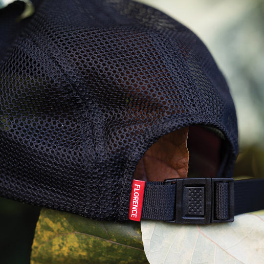 Color:Black-Florence Airtex Unstructured Hat 
