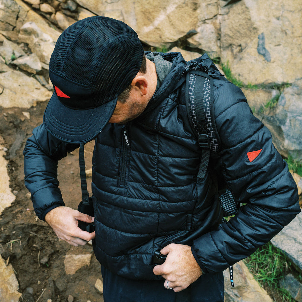 Color:Black-Florence Airtex Unstructured Hat -alt