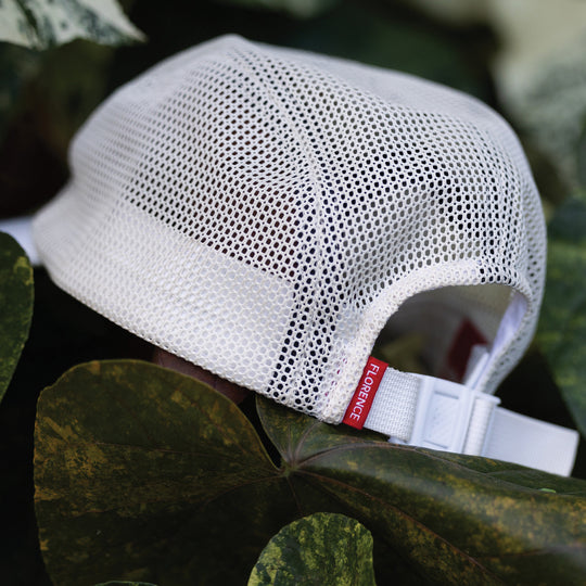 Color:White-Florence Airtex Unstructured Hat 