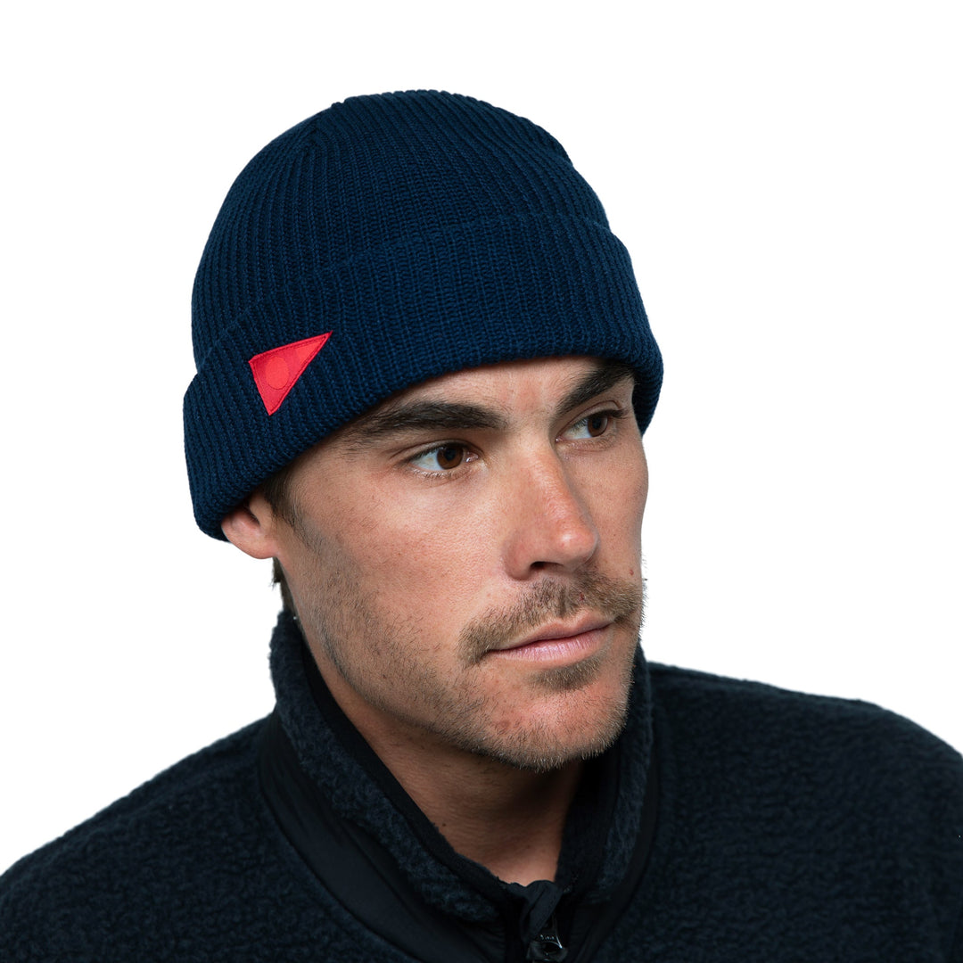 Color:Dark Navy-Florence Burgee Beanie