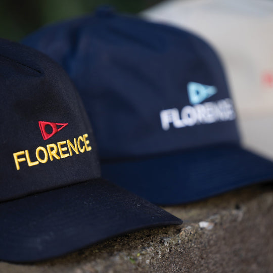 Color:Black-Florence Logo Twill Hat
