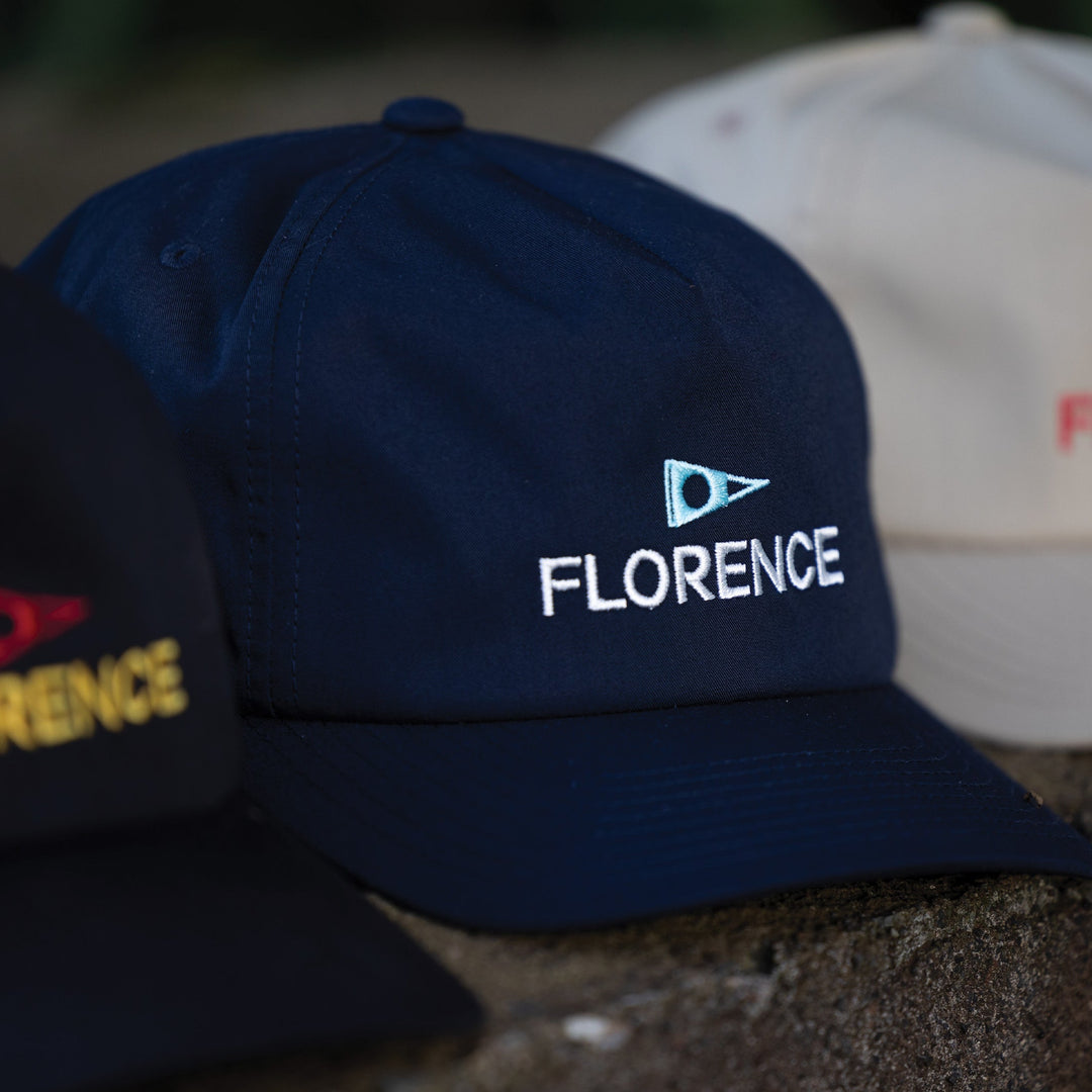 Color:Navy-Florence Logo Twill Hat