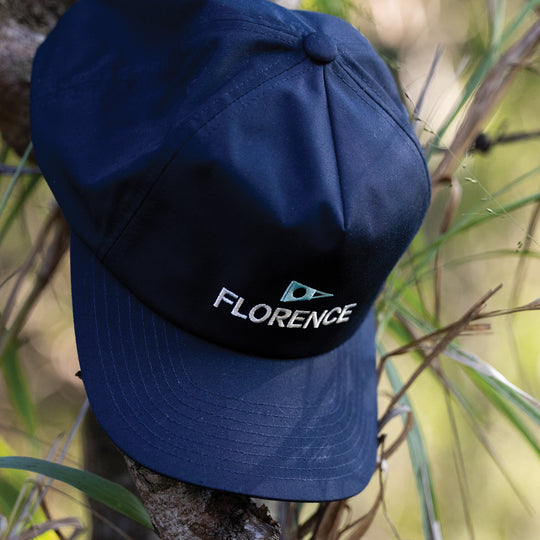 Color:Navy-Florence Logo Twill Hat