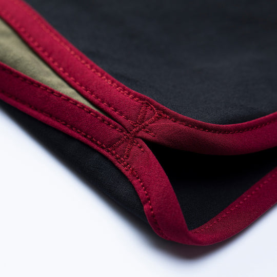 Color:Black Burnt Olive-Florence Block Boardshort