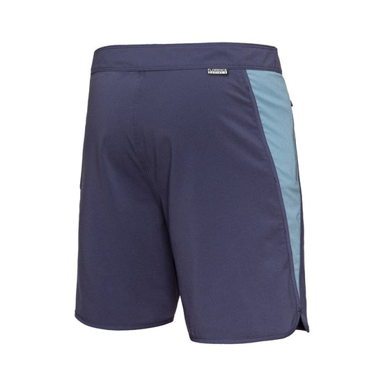 Color:Indigo-Florence Block Boardshort