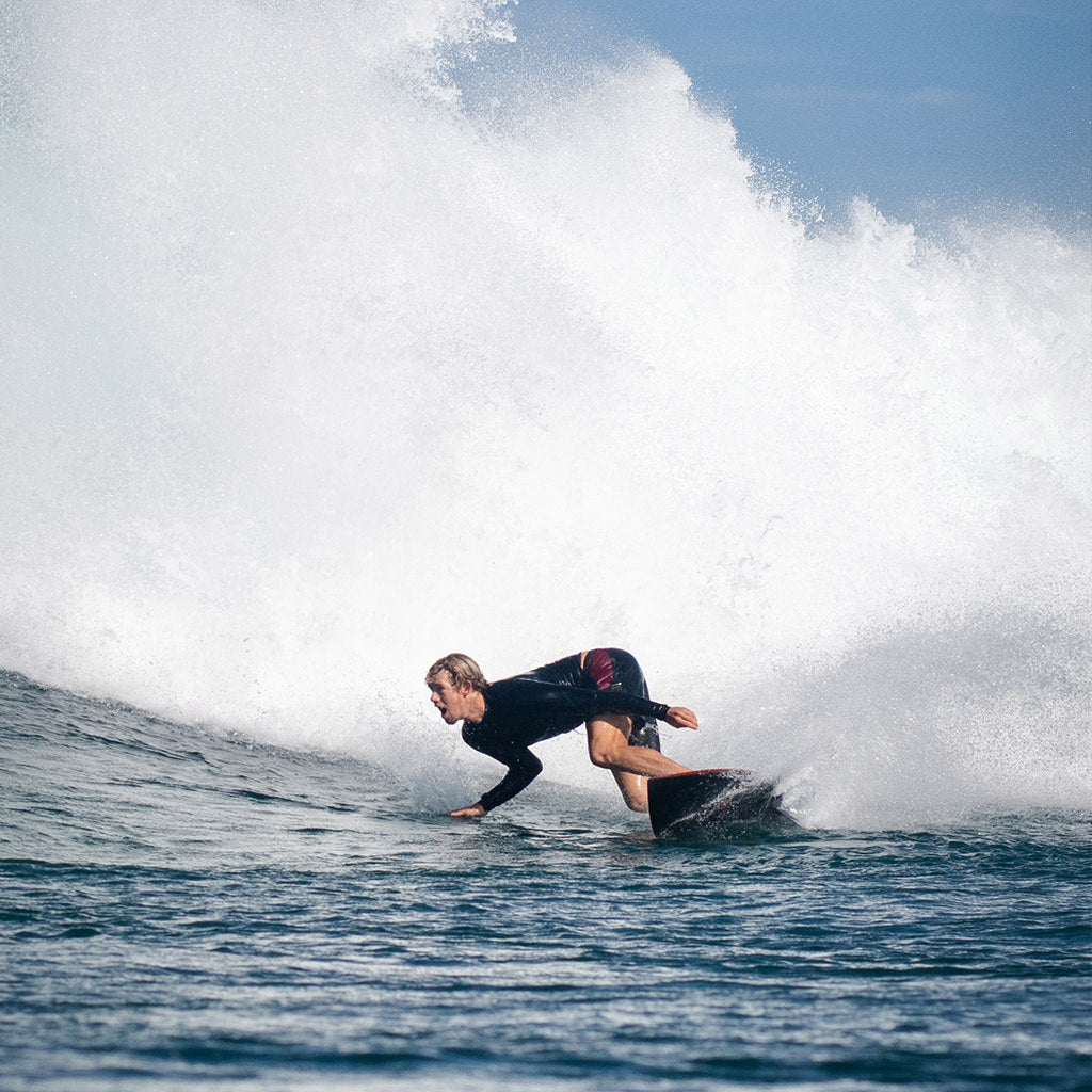 Color:Black Red-Florence Block Boardshort