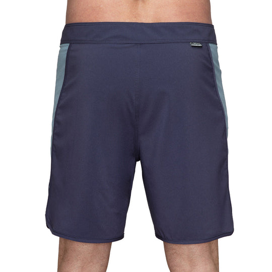 Color:Indigo-Florence Block Boardshort