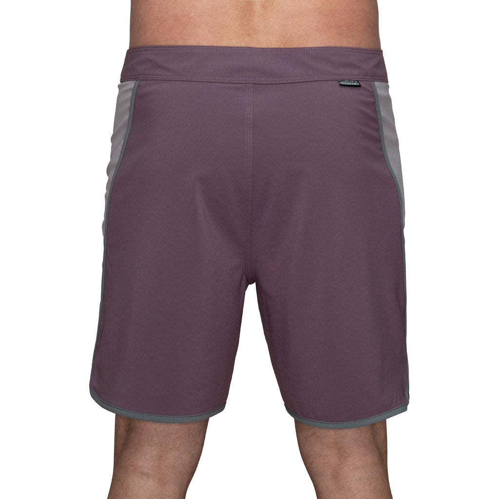 Color:Mauve-Florence Block Boardshort
