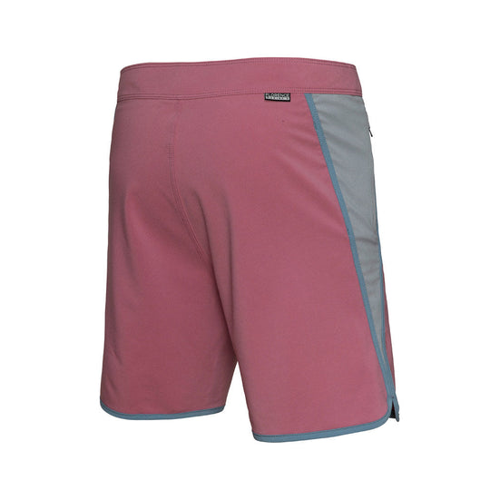 Color:Rose-Florence Block Boardshort