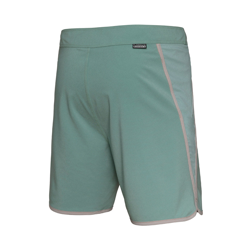 Color:Sage-Florence Block Boardshort