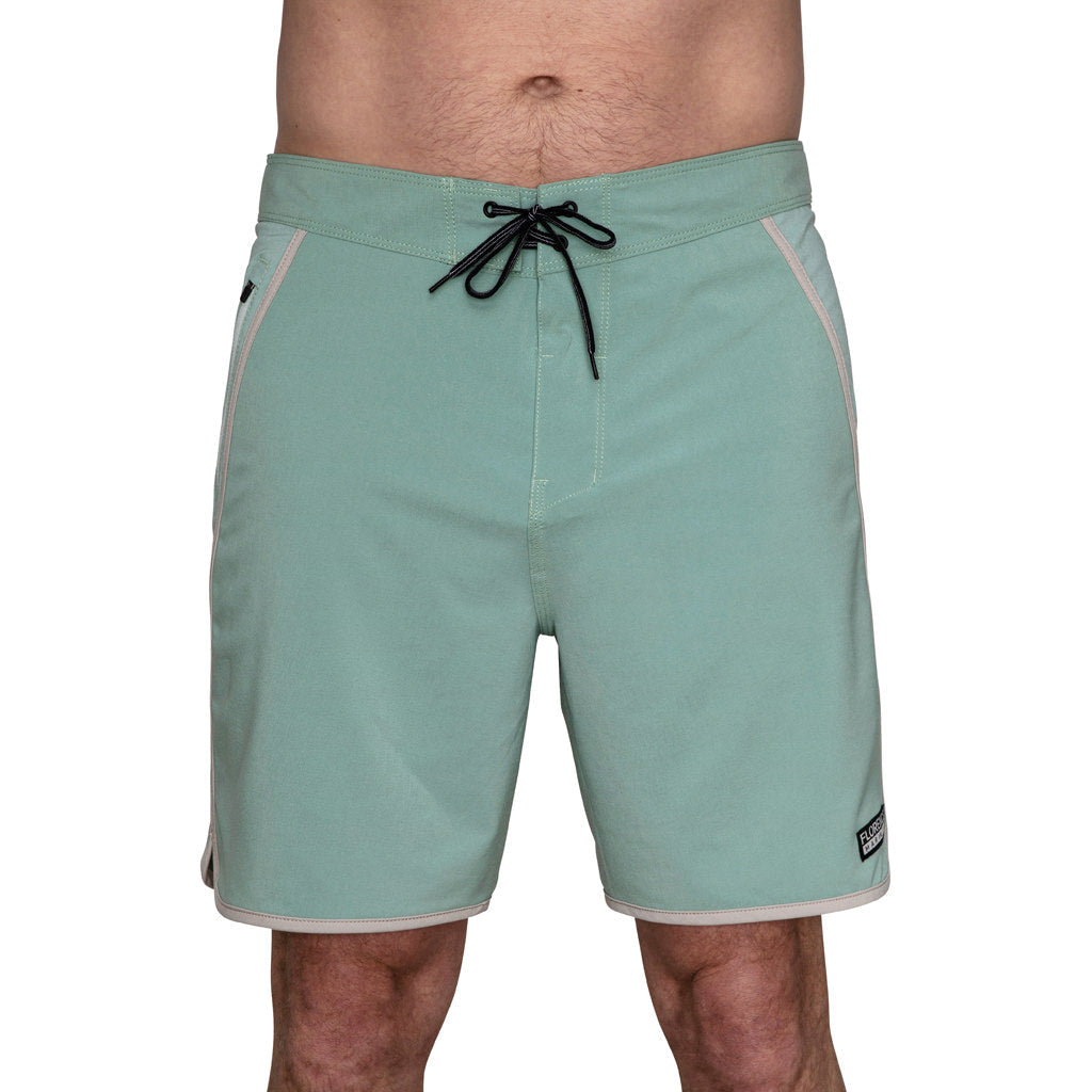 Color:Sage-Florence Block Boardshort -alt
