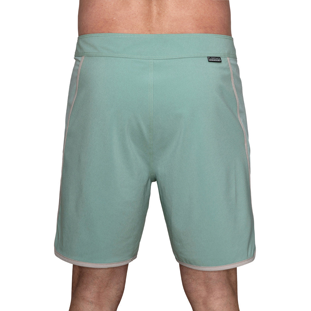 Color:Sage-Florence Block Boardshort