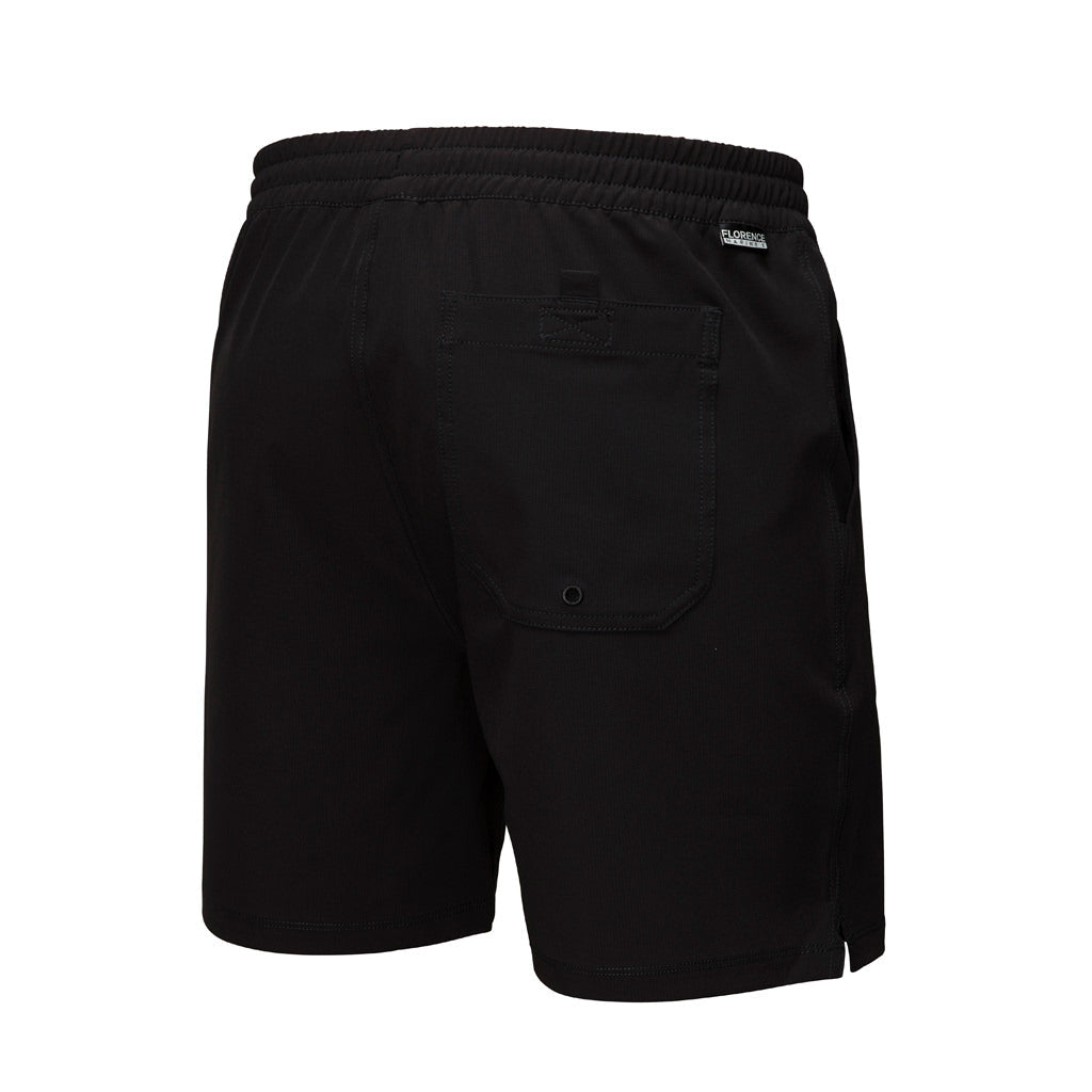 Color:Black-Florence Elastic Shorts