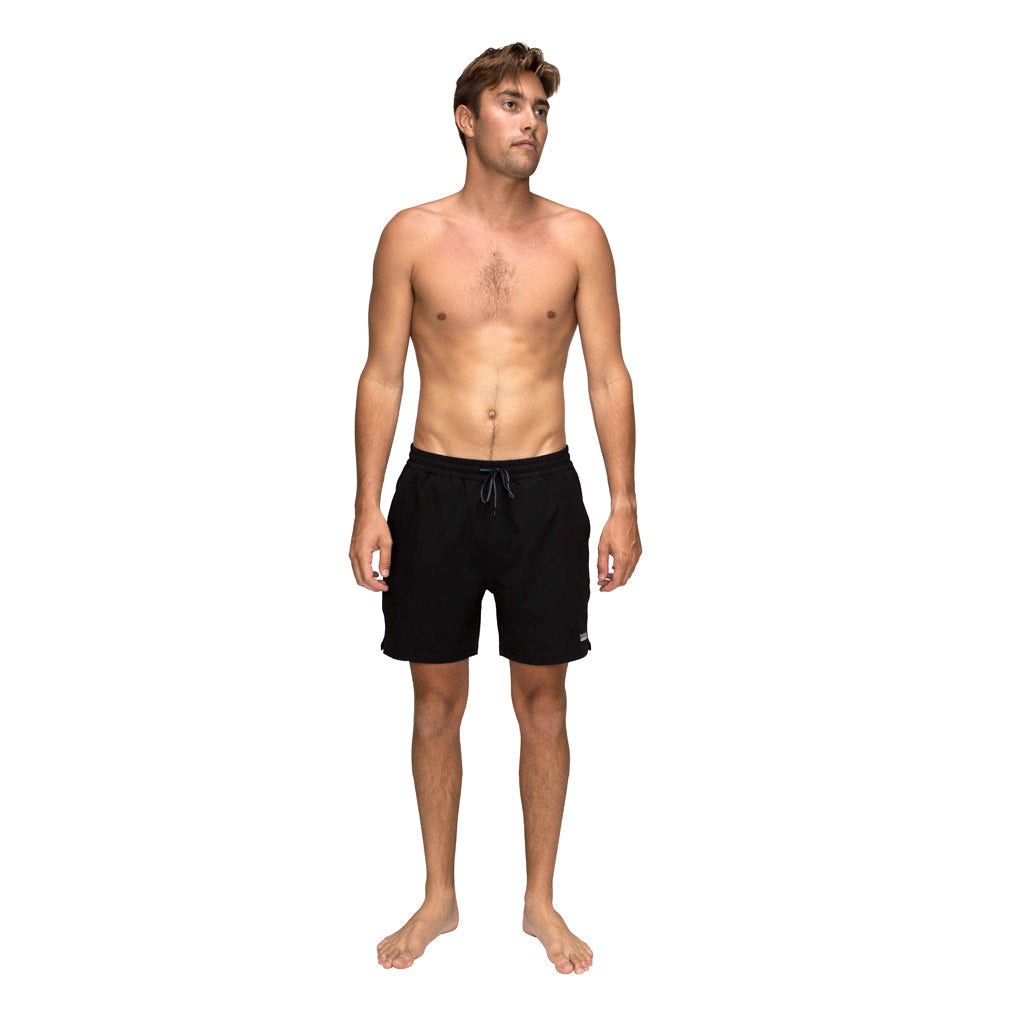 Color:Black-Florence Elastic Shorts