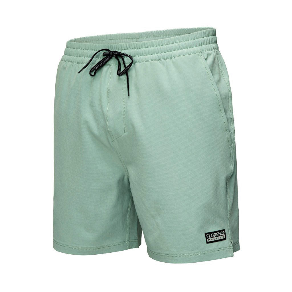 Color:Light Sage-Florence Elastic Shorts