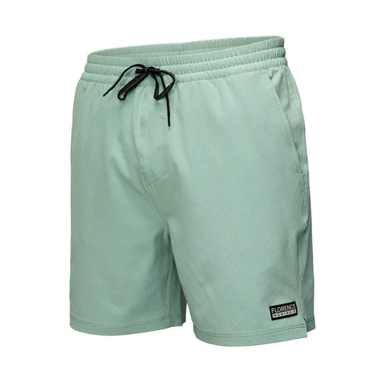 Color:Light Sage-Florence Elastic Shorts