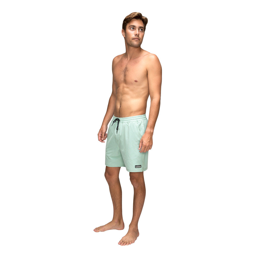 Color:Light Sage-Florence Elastic Shorts