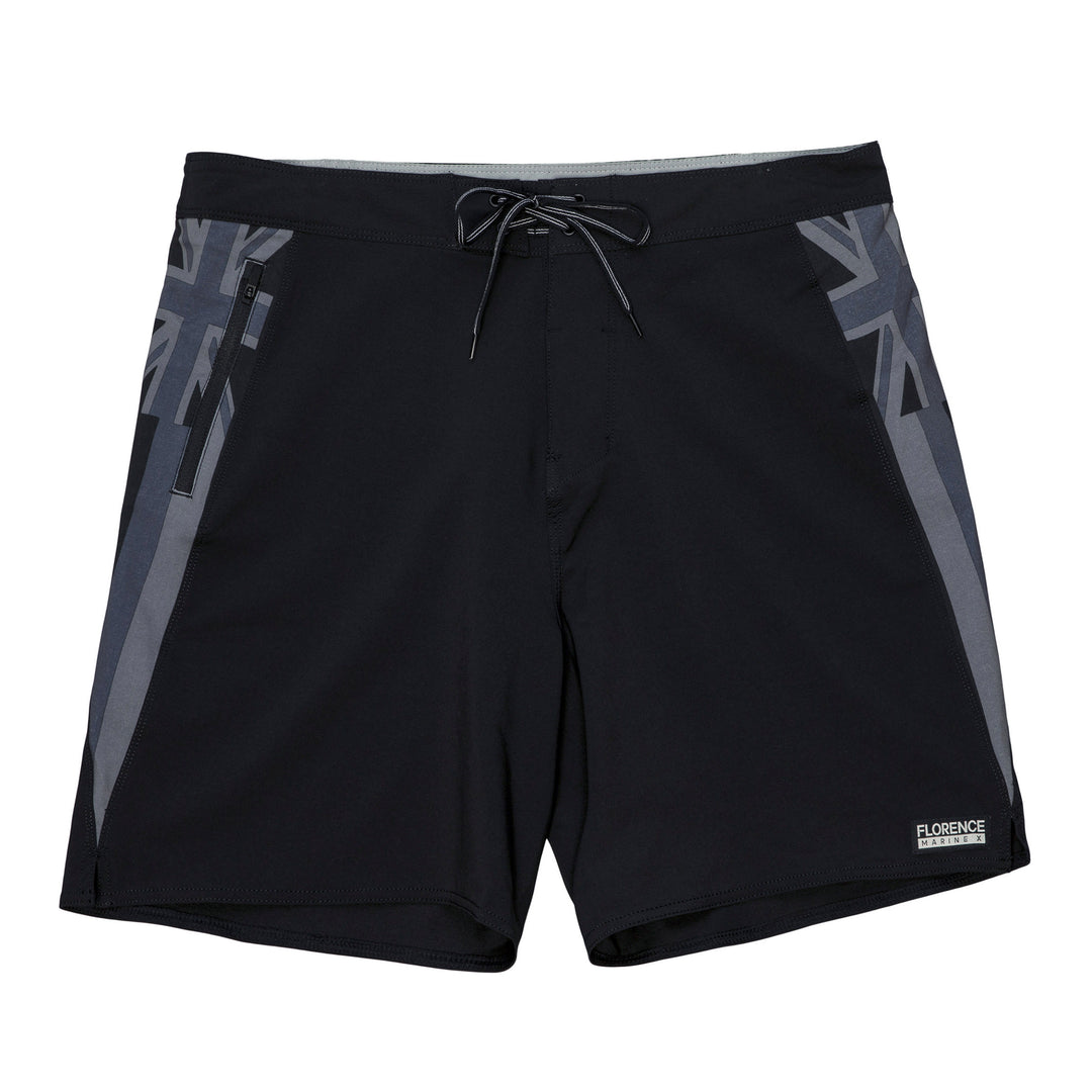 Color:Black-Florence Marine X Pro Hawaii Boardshort
