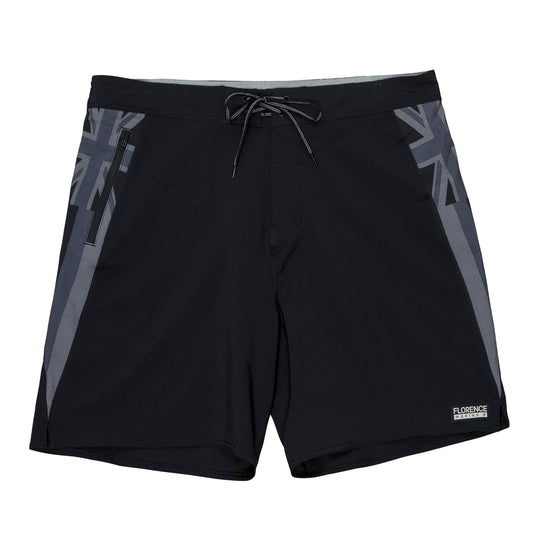 Color:Black-Florence Marine X Pro Hawaii Boardshort
