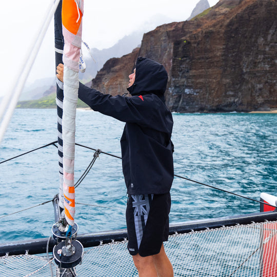Color:Black-Florence Marine X Pro Hawaii Boardshort -alt