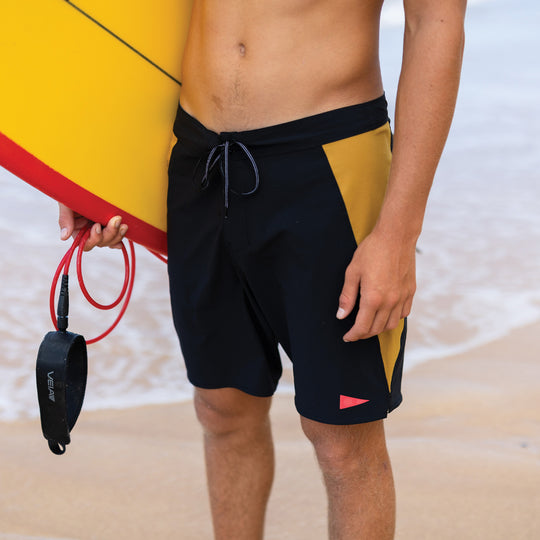 Color:Black Mustard-Florence Marine X Cordura Boardshort -alt