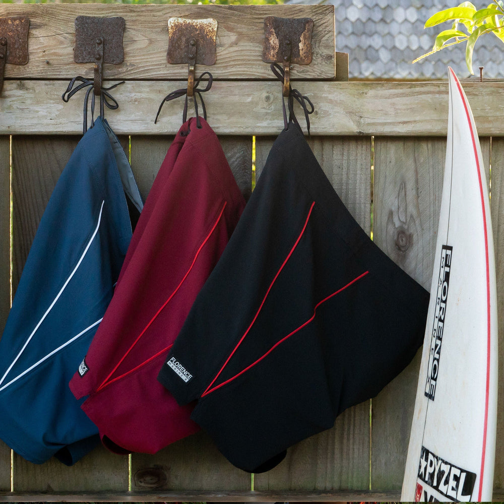 Color:Black-Florence Marine X Outline Boardshort -alt