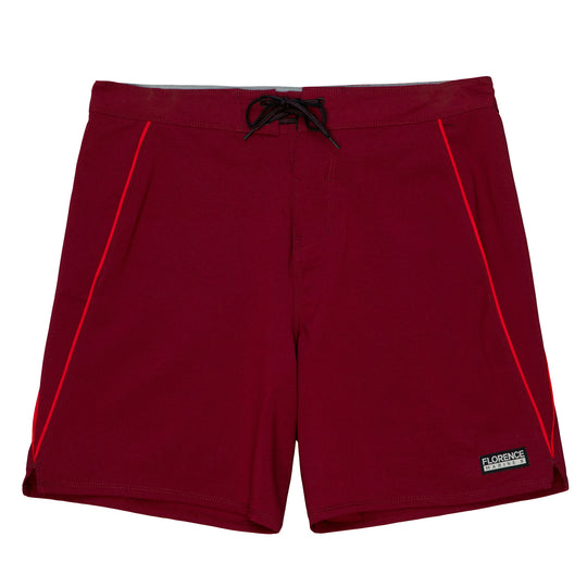 Color:Maroon-Florence Marine X Outline Boardshort