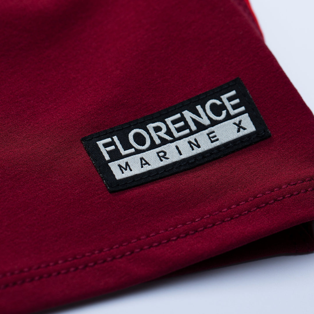 Color:Maroon-Florence Marine X Outline BoardshortColor:Maroon-Florence Marine X Outline Boardshort