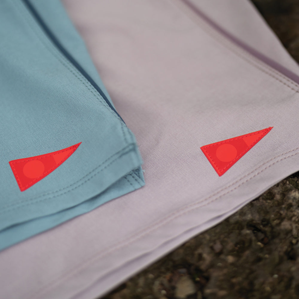 Color:Steel Blue-Florence Burgee Gamma Boardshort -alt