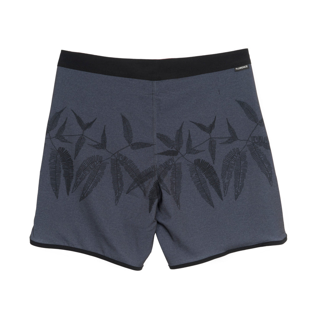 Color:Charcoal-Uluhe Fractal Boardshort -alt