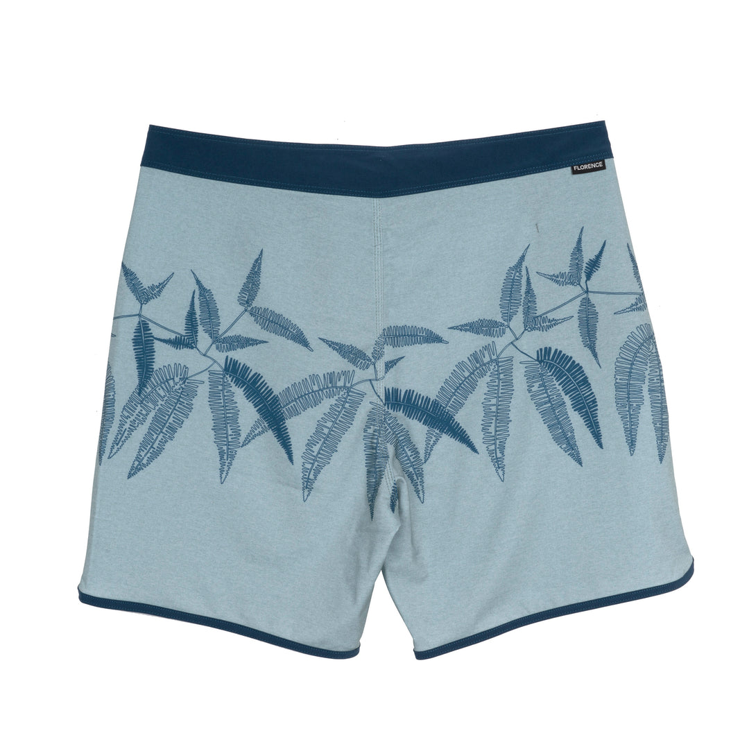 Color:Sage-Uluhe Fractal Boardshort 