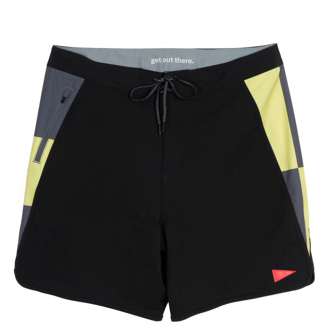 Color:Black-Florence Burgee Waypoint Boardshort