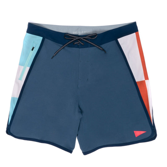 Color:Dark Blue-Florence Burgee Waypoint Boardshort