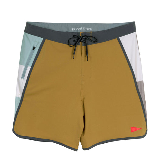 Color:Mustard-Florence Burgee Waypoint Boardshort