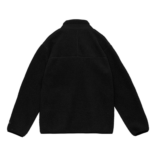 Color:Black-Florence High Pile Utility Fleece Jacket
