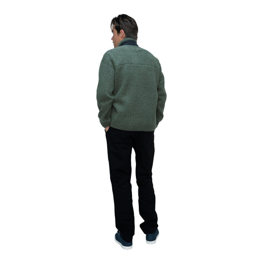 Color:Thyme-Florence High Pile Utility Fleece Jacket