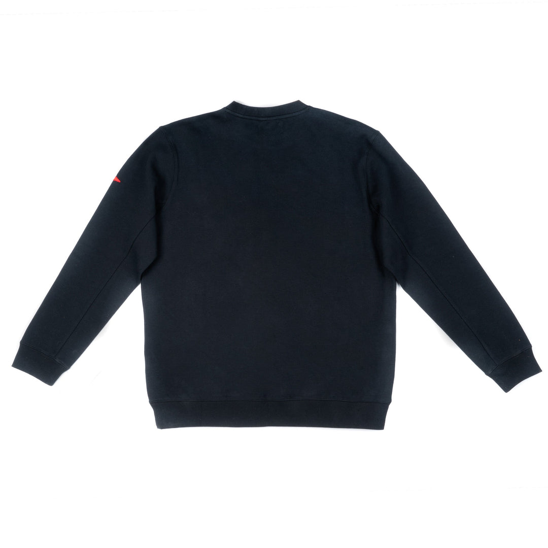 Color:Black-Florence Space Fleece Crew 